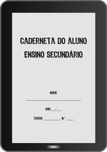 0030 Caderneta do Aluno – Ensino Secundário