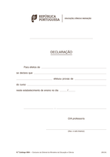 0084 Declaração Comprovativa de Exame