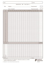 0096 Registo de Faltas – Docente e Não Docente
