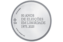 50 anos de Eleições em Liberdade – 1975.2025 (Prata Proof)