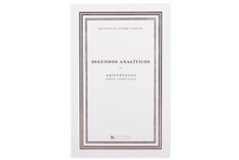 Segundos Analíticos (Vol. I — Tomo IV)