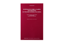 Investigação sobre a Clareza dos Princípios da Teologia Natural e da Moral e Anúncio do Programa de Lições para o Semestre de Inverno de 1765-1766