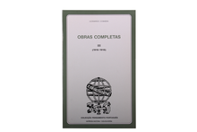 Obras Completas (1916-1918) - Vol. III