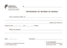 0095 Participação de Retorno ao Serviço