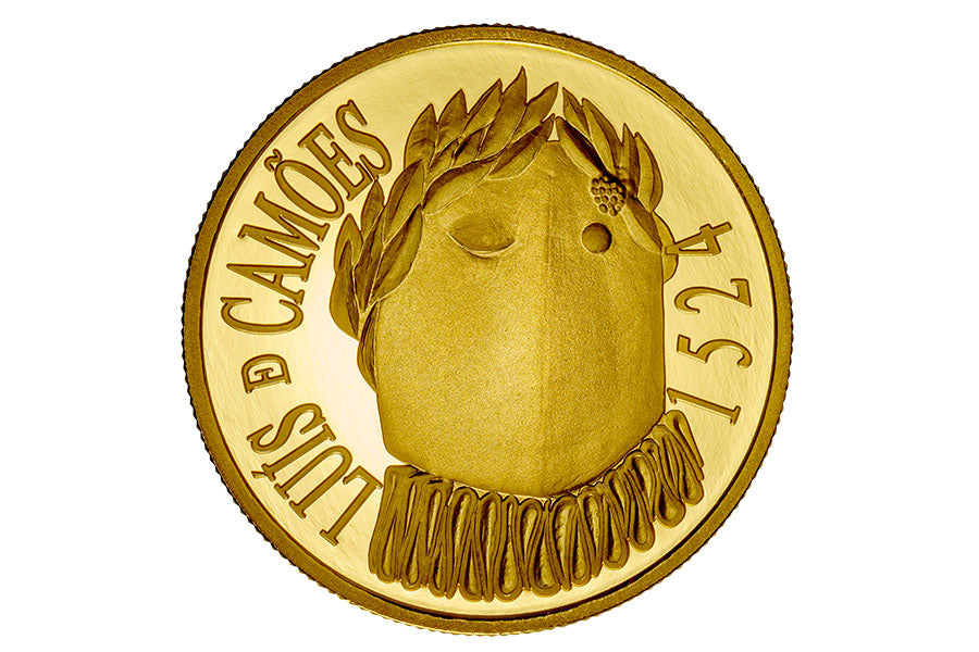 Moeda: Luís de Camões, 1524 (Ouro Proof) | INCM