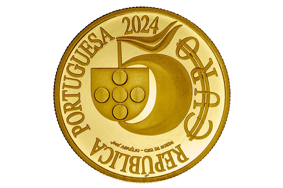 Moeda: Luís de Camões, 1524 (Ouro Proof) | INCM