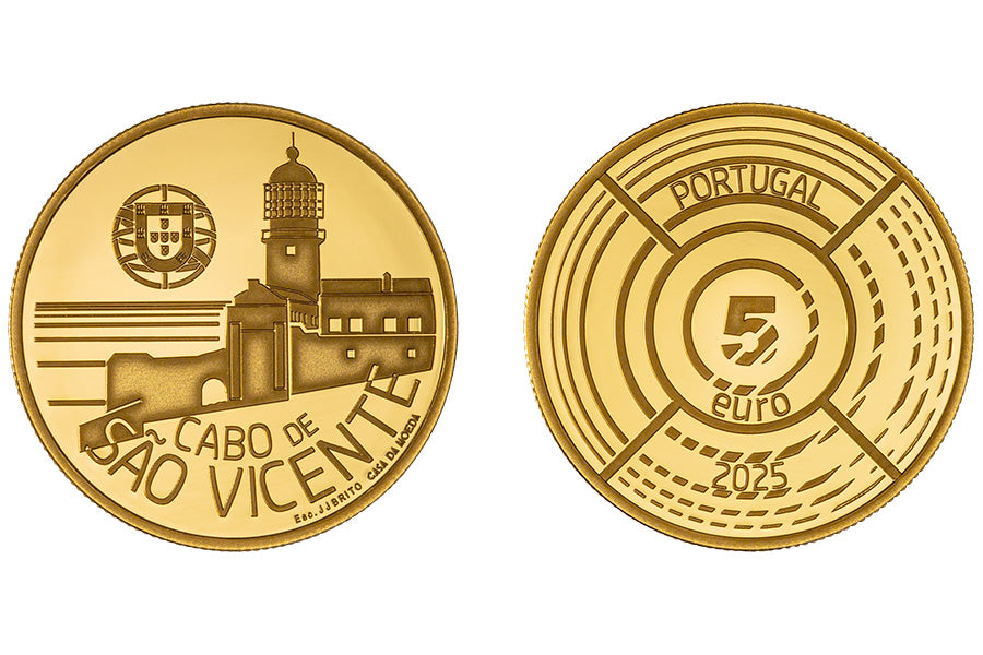 Moeda: Cabo de São Vicente — Faróis de Portugal (Ouro Proof) | INCM