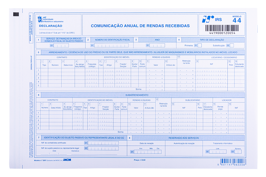 Image of  Declaração Anual de Rendas ... 