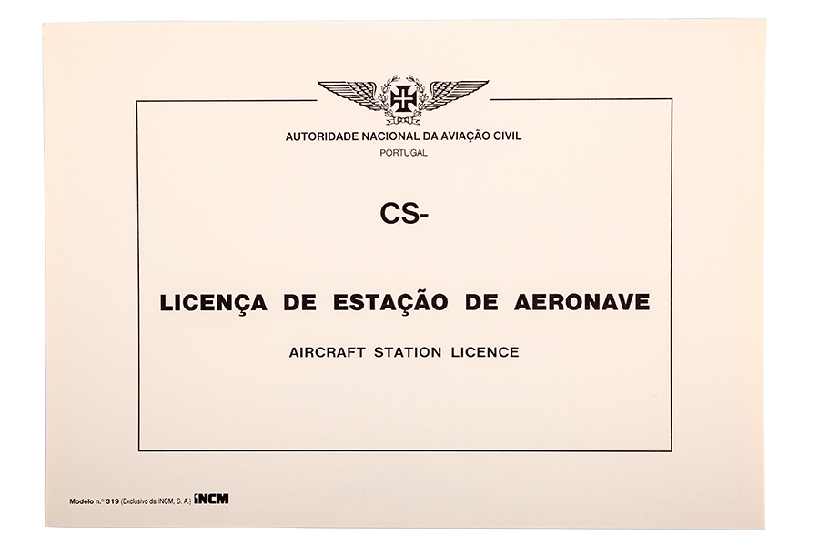 Image of  Licença de Estação de Aeron... 