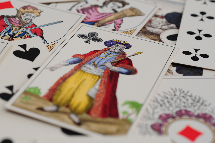 Image of  Cartas de Jogar das Quatro ... 