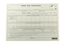 Mapa das Provisões (30) - Modelo 1744