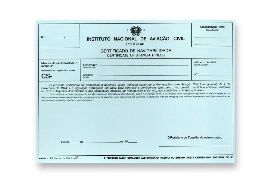 Image of  Certifícado de Navegabilida... 