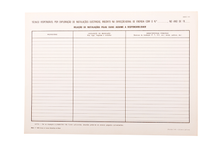 Relação de Instalações de Técnico Responsável - Modelo 939