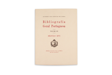 Bibliografia Geral Portuguesa - Século XVI - Vol. III